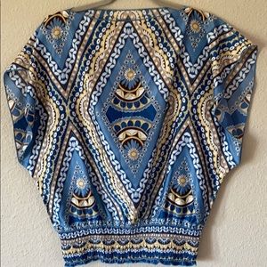 Short Sleeve Kimono Blouse